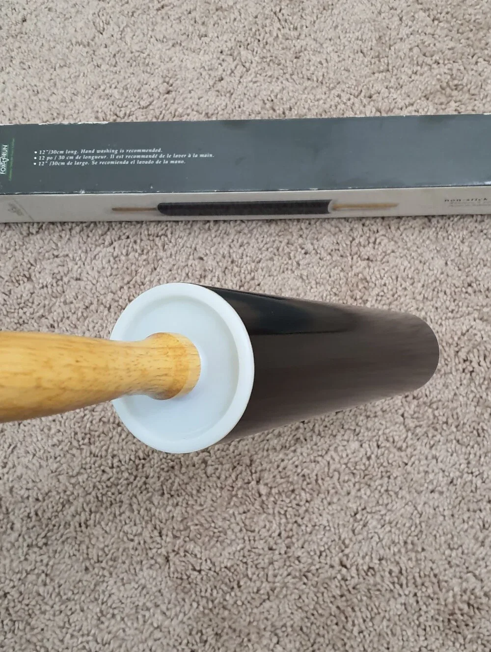 Foxrun Non-Stick Rolling Pin Culinary Tools for Every Kitchen 12 inch long